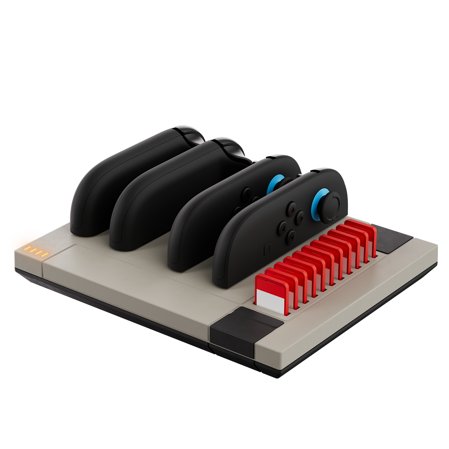 Hosanwell SWITCH2 NES Retro Quad Controller Charger