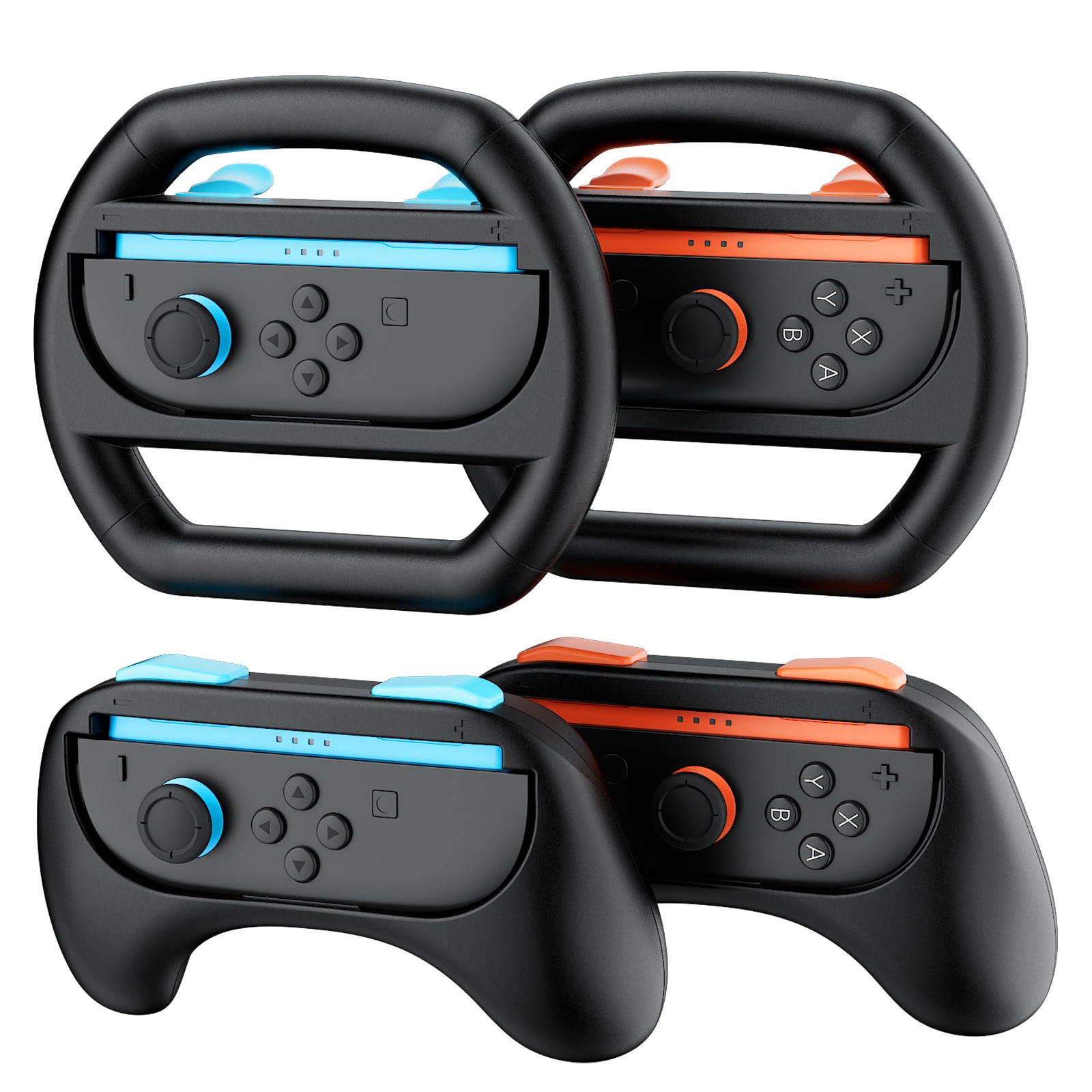 Hosanwell Switch 2 Steering Wheel & JoyCons Grip Kit Main image