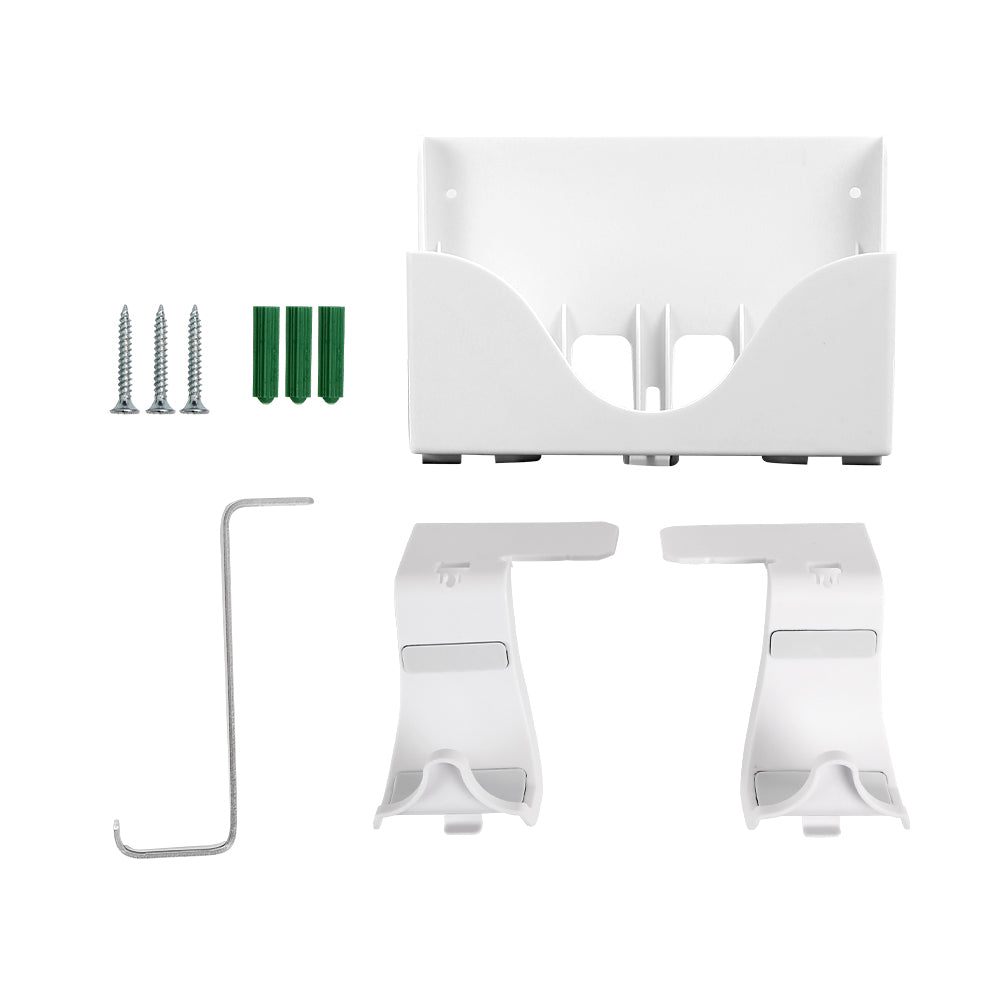Wall Mount Holder Bundle for XBOX Series S, Detachable Controller Bracket with Charging Hole & Earphone Wall Mount