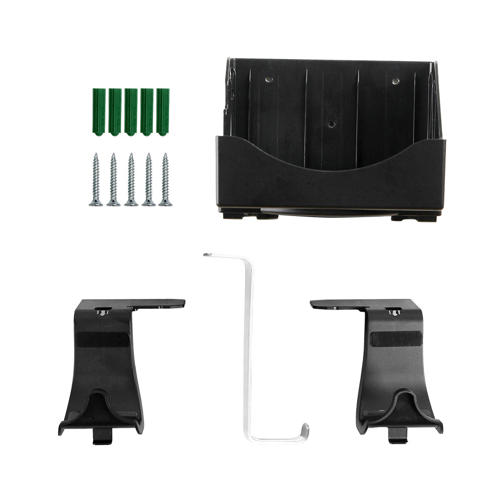 TotalMount – Wall Mount for Xbox Series X – Prevents Your Xbox from Falling  by Securing Each Side (Large Bundle: Wall Mount and 3 Controller Holders)
