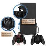 XBOX Series X Wall Mount Bracket Stand Set, Detachable Controller Holder & Headphone Hanger